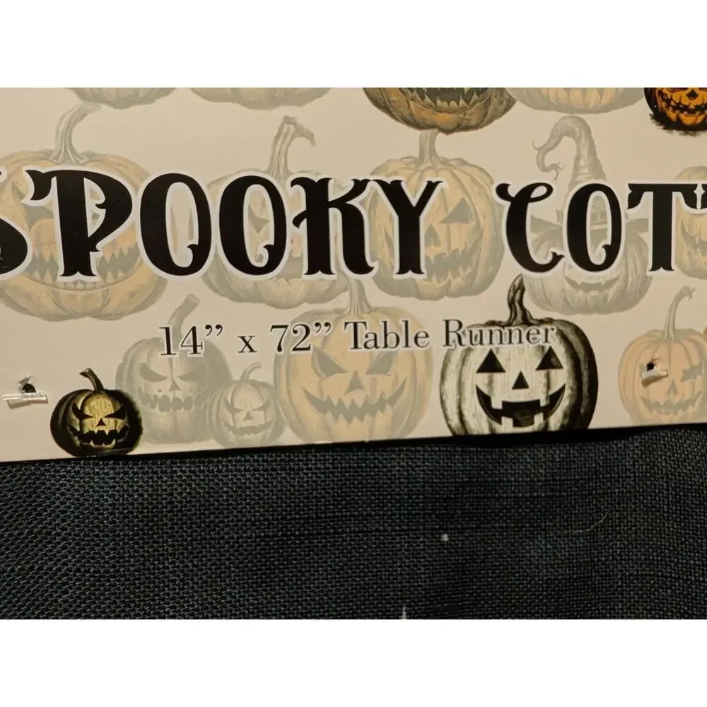 The Spooky Cottage 14” X 72” Western Skeleton “HOWDY HALLOWEEN “ Table Runner